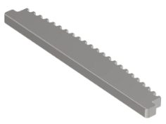 H240377 PLACA DENTADA CREMALHEIRA